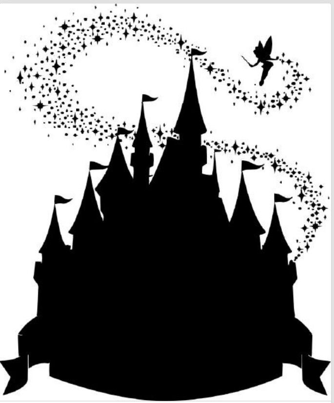 Disney Castle Silhouette Clip Art Disney Castle Silhouette