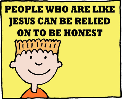 Honest Like Jesus Clipart