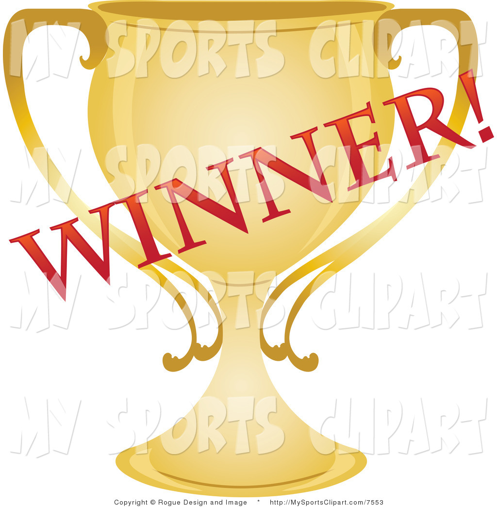 Larger Preview  Sports Clip Art Of A Winner Trophy By Pams Clipart