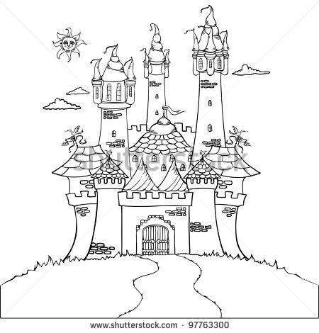 Magic Kingdom Castle Clip Art Magic Castle Silhouette