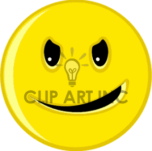 Royalty Free Zip Your Lip Smiley Clipart Image Picture Art   166470