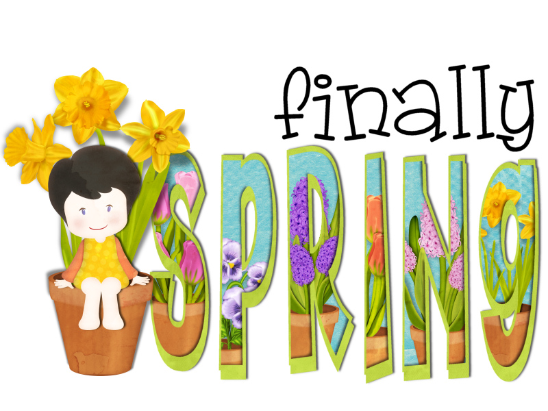 Spring Word Art Free Cliparts That You Can Download To You Computer    