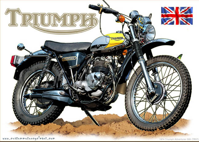 500cc Triumph Motorcycle