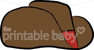Baby Cowboy Hat Clipart   Cowboy Baby Clipart