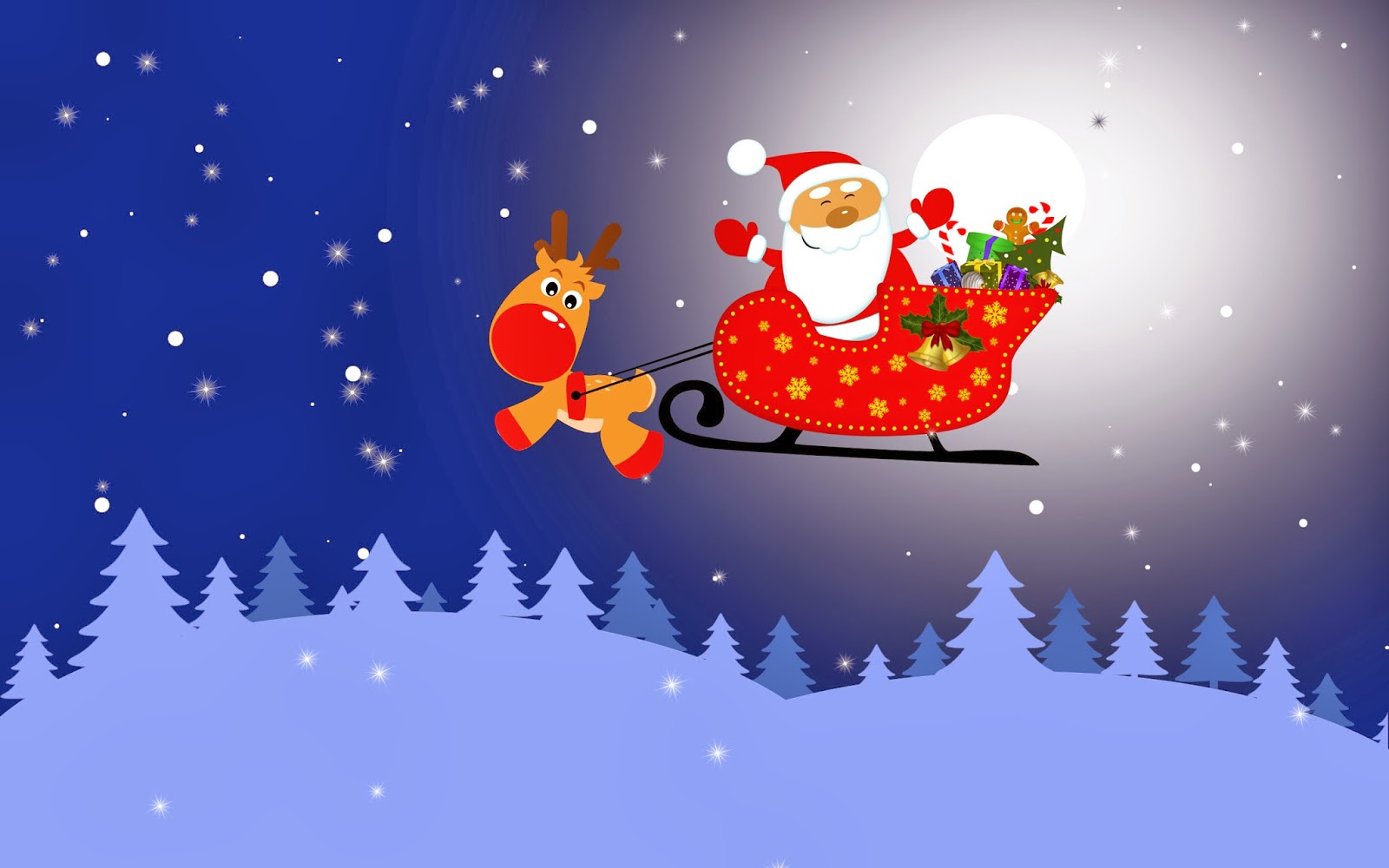 Download Beautiful Backgrounds And Greetings For Christmas 2014 Eve    