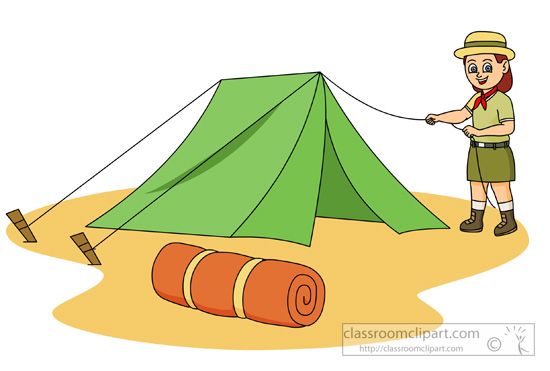 Girl Scout Camping Clipart Boy Scout Tent Clip Art