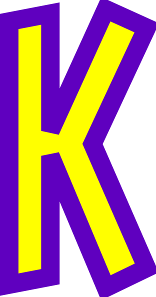 Letter K Clip Art At Clker Com   Vector Clip Art Online Royalty Free