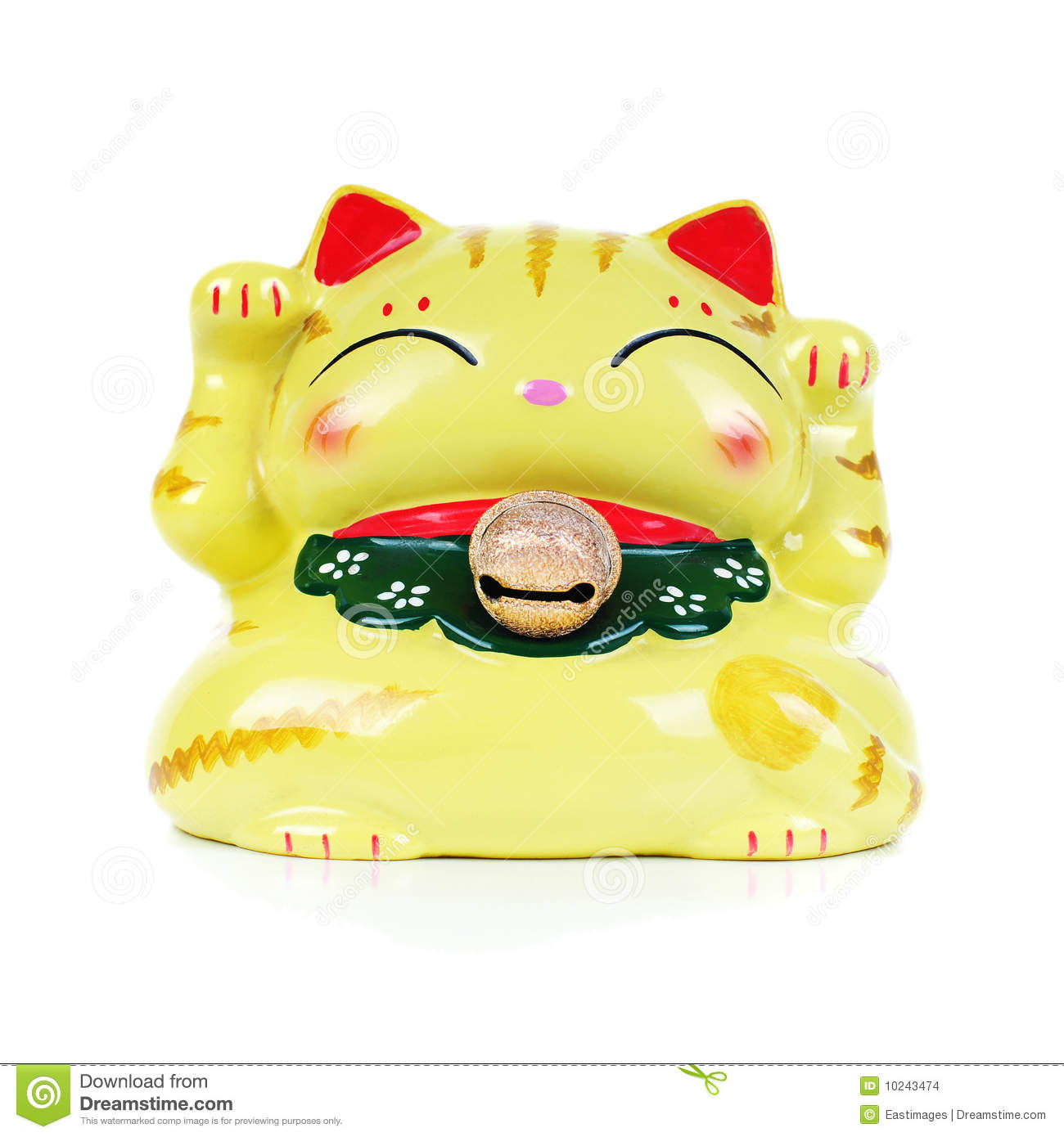 Lucky Cat Stock Images   Image  10243474