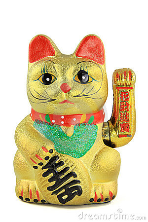 Lucky Cat Stock Images   Image  7063434