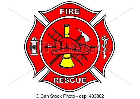 Patch   A Firefighter Patch With Symbols Csp1403802   Search Clipart