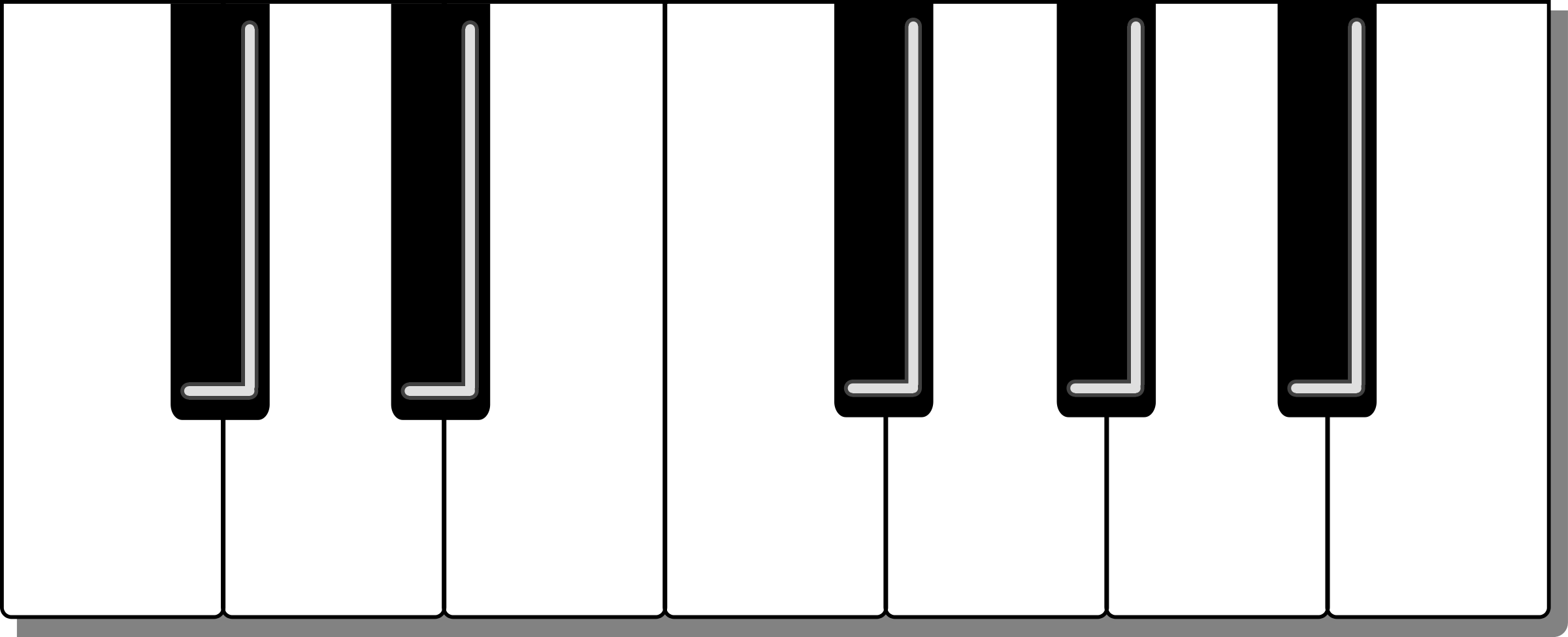 Piano Keyboard Clipart   Clipart Panda   Free Clipart Images