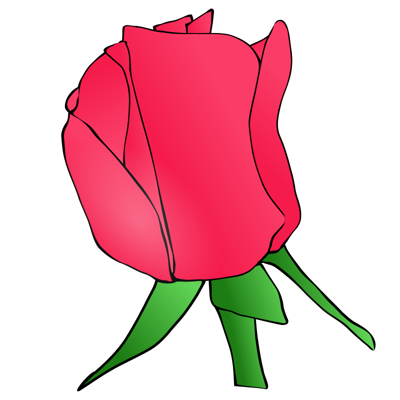 Red Rose Flower Clipart Png 220 37 Kb Rosa Acicularis Flower Clipart