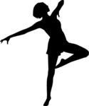 Silhouette Woman Dance   Silhouette Dancer