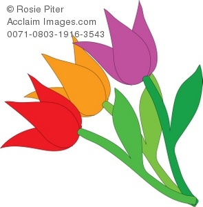 Stock Photography Clipart Images And Stock Photos Of Bunch Of Tulips