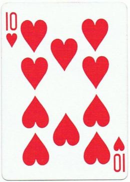 10 Of Hearts Free Clipart