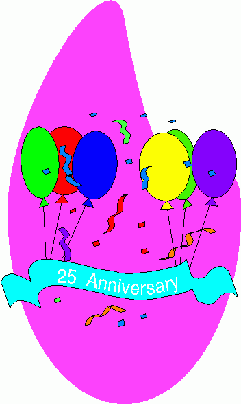 25th Anniversary 4 Clipart   25th Anniversary 4 Clip Art