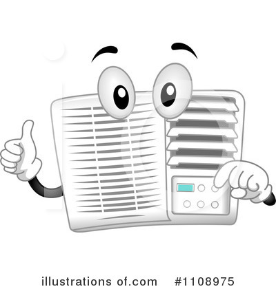 Air Conditioner Clipart  1108975 By Bnp Design Studio   Royalty