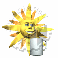 Morning Coffee Animated Clipart