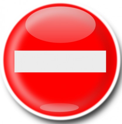 No Entry Sign Clip Art Free Vector In Open Office Drawing Svg    Svg