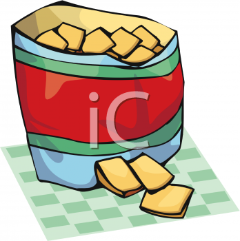 Snack Clipart Snack Chips Clipart Image