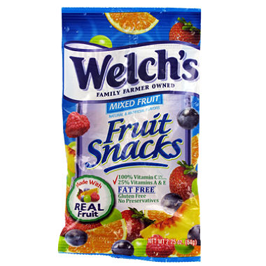 Welch S Mixed Fruit Snacks   2 25 Oz  Bag   48 Ct    Sam S Club