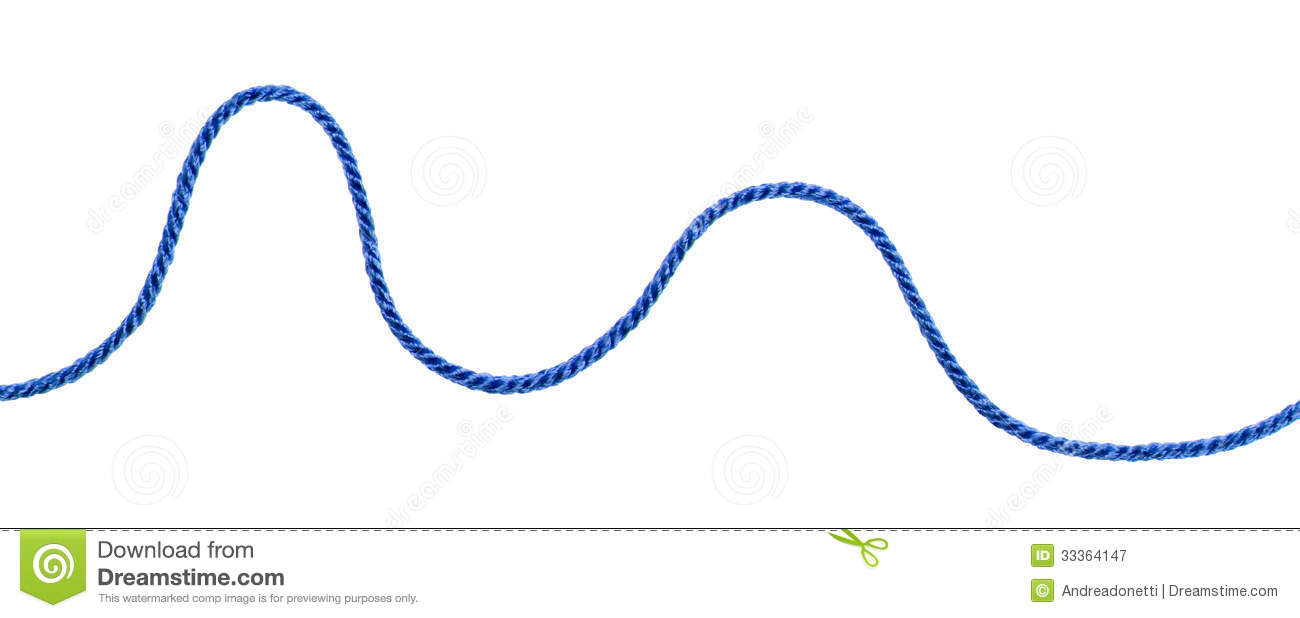 Braided Rope Clipart Length Of Blue Rope Arranged