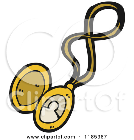 Cartoon Of A Jewel Necklace   Royalty Free Vector Illustration By