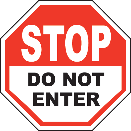 Do Not Enter Clip Art   Cliparts Co
