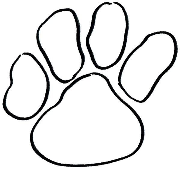 Lion Paw Print Outline   Free Cliparts That You Can Download To You