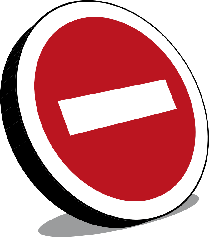 No Entry Sign Panneau Sens Interdit