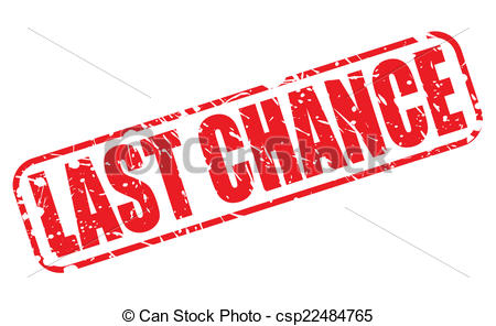 Of Last Chance Red Stamp Text On White Csp22484765   Search Clipart