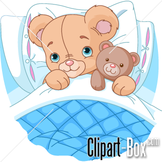 Related Cute Teddy Bear In Bed Cliparts