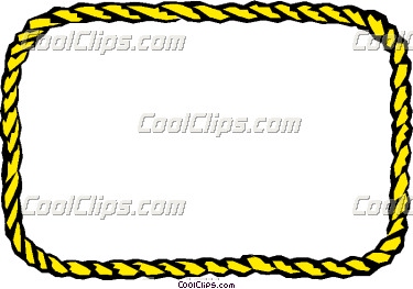 Rope Border Vector Clip Art