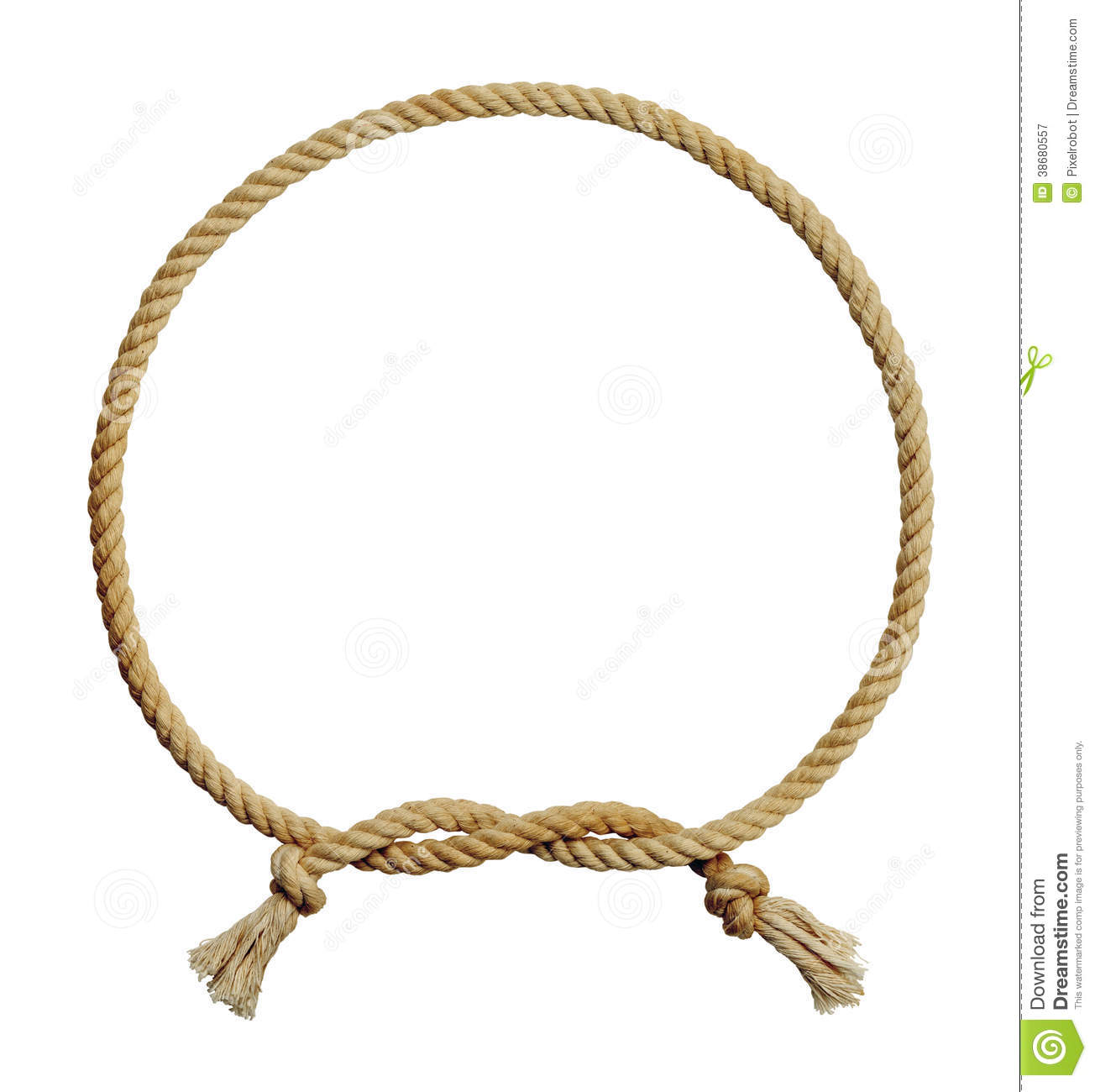 Rope Circle Knot Royalty Free Stock Photography   Image  38680557