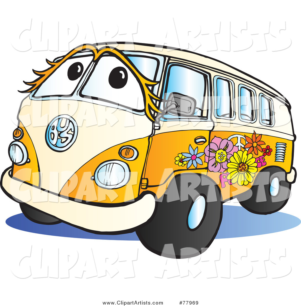 Royalty Free Hippie Van Clipart Illustrations Vector Pic 19 Picture