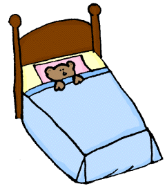 Sleeping In Bed Clipart Sleeping Teddy Bear Png