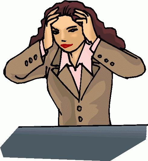 Stressed People   Clipart Best