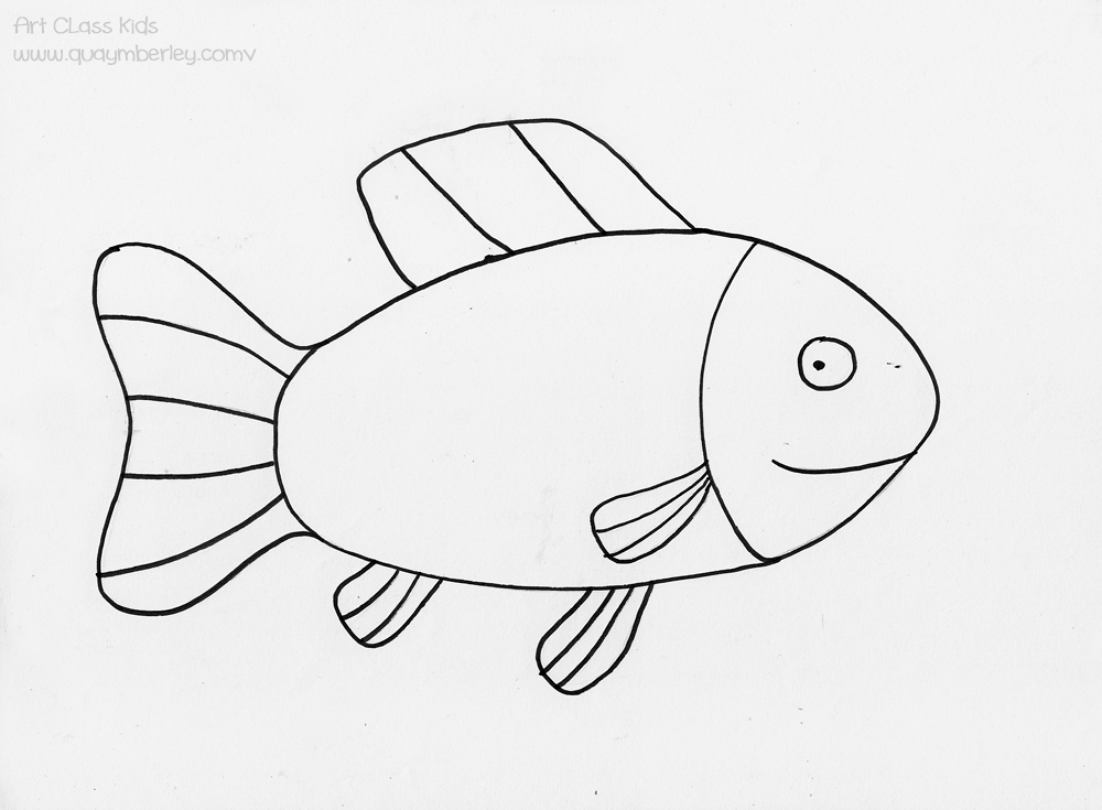 Super Art Land  How To Paint A Rainbow Fish   Tutorial