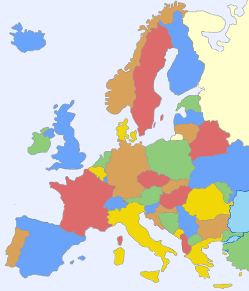 23 Simple Map Of Europe Free Cliparts That You Can Download To You