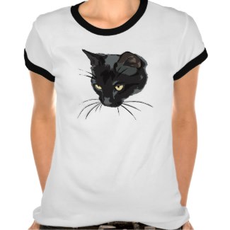 Black Cats Are Good Luck T Shirts By Mellymunchkin