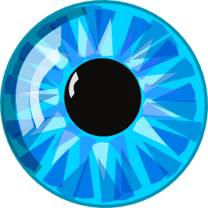 Blue Eye Clip Art At Clker Com   Vector Clip Art Online Royalty Free    