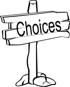 Choices Signpost Clip Art At Clker Com   Vector Clip Art Online