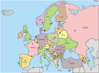 Clipart Europe Map