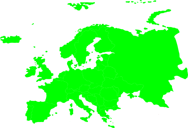 Continents Of Europe   Asia Clip Art At Clker Com   Vector Clip Art