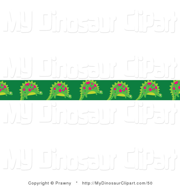 Dinosaur Border Clip Art Clipart Of A Green Border Of