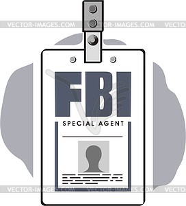 Fbi   Vector Clipart