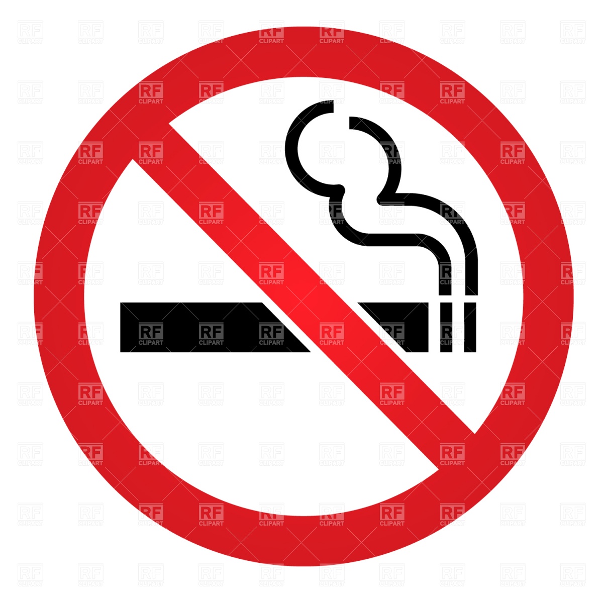 Generic No Smoking Sign Download Royalty Free Vector Clipart  Eps