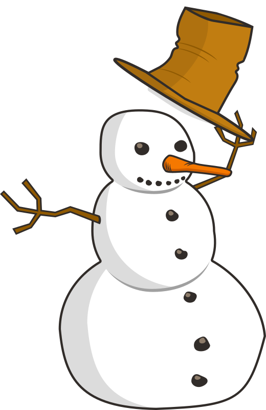 Hat Tip Snowman By Schugschug   Snowman Tipping His Hat 