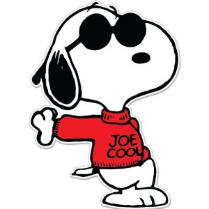 Joe Cool Snoopy Car Sticker Decal Phone Small 3 Quot