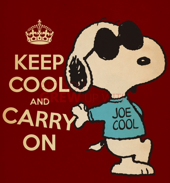 Keep Cool Joe Cool   Limited Edition Print   Peanuts   Peanuts Art